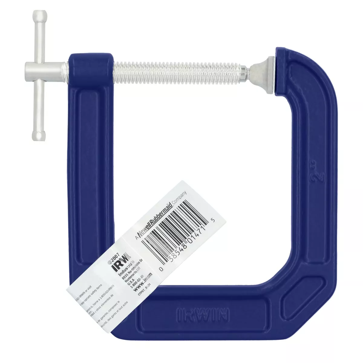 Irwin Quick-Grip 2 In. x 3-1/2 In. Deep Throat C-Clamp - photo 2