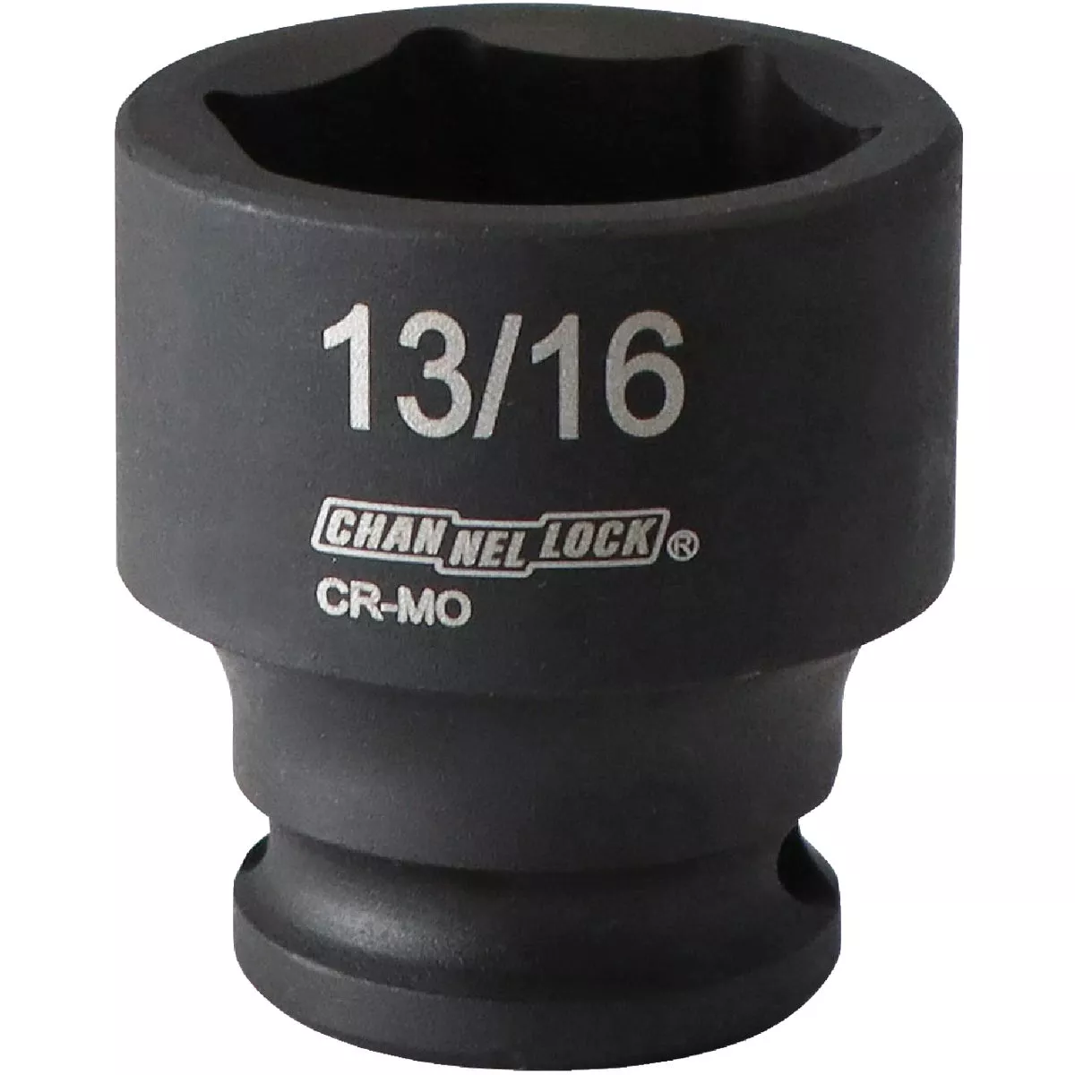 Channellock 3/8 In. Drive 13/16 In. 6-Point Shallow Standard Impact Socket