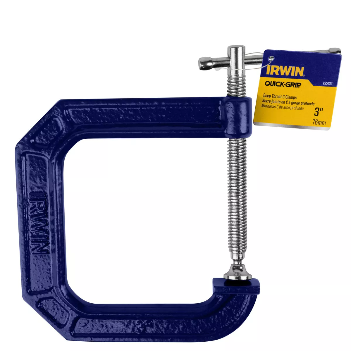 Irwin Quick-Grip 3 In. x 4-1/2 In. Deep Throat C-Clamp - photo 5