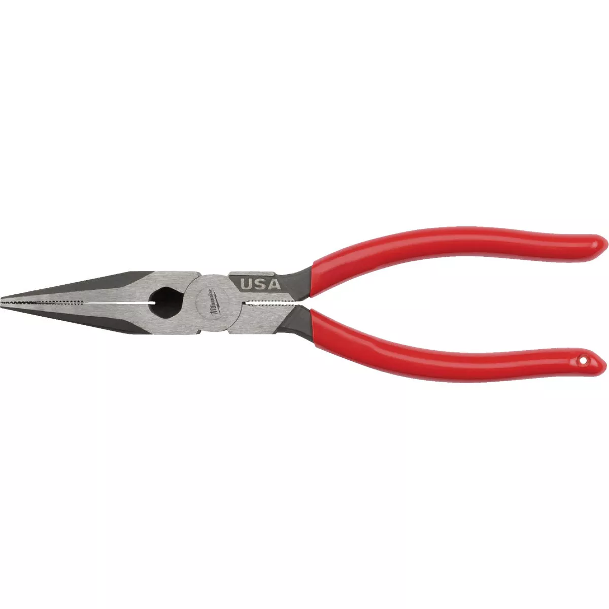 Milwaukee 8 In. Dipped Grip Long Nose Pliers (USA)