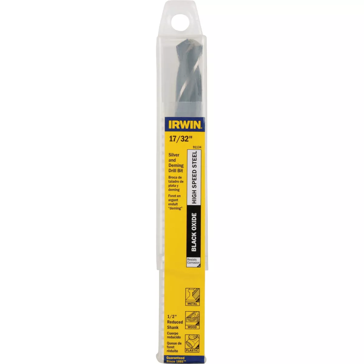 Irwin 17/32 In. Black Oxide Silver & Deming Drill Bit - photo 5