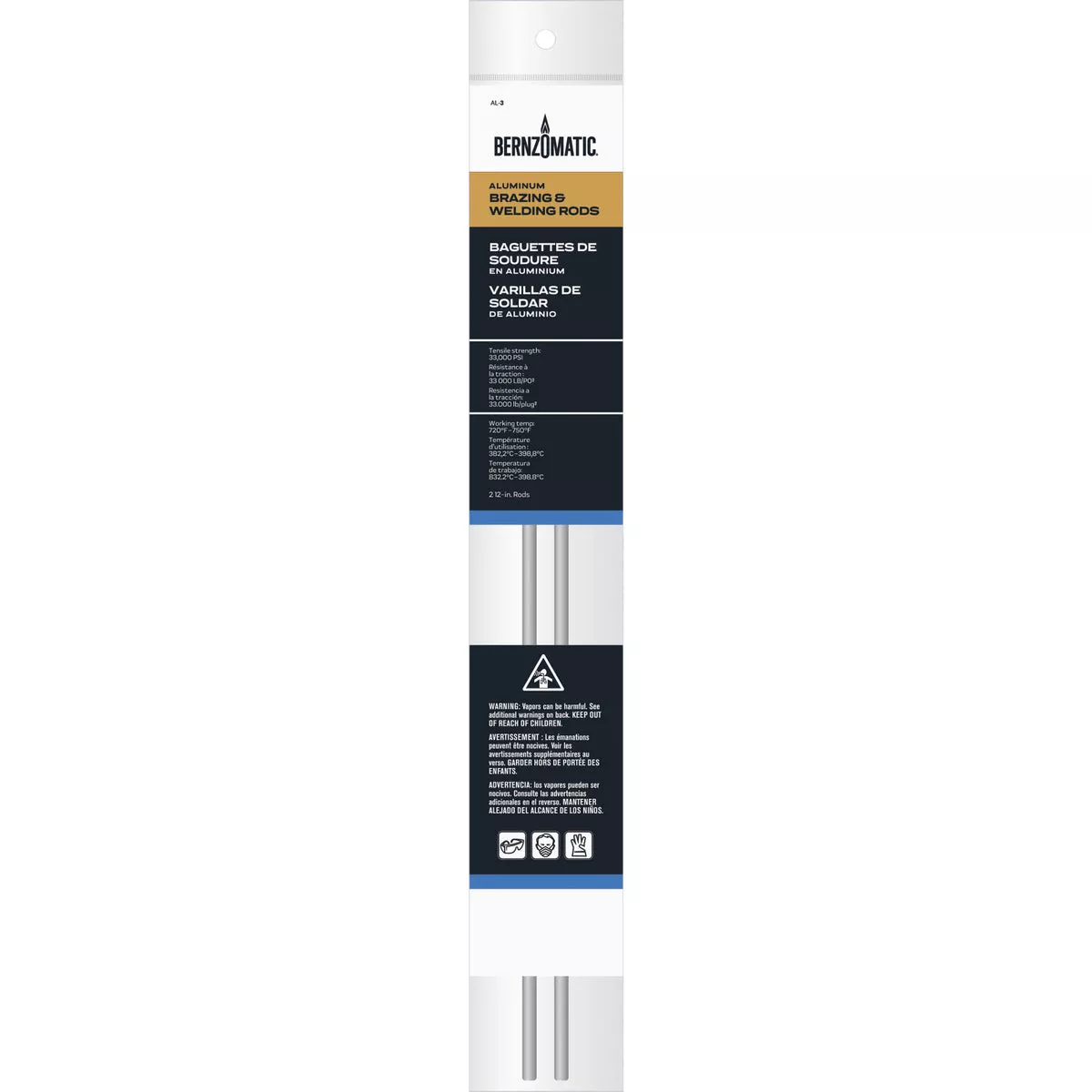 Bernzomatic Aluminum Welding and Brazing Rod (2-Pack)