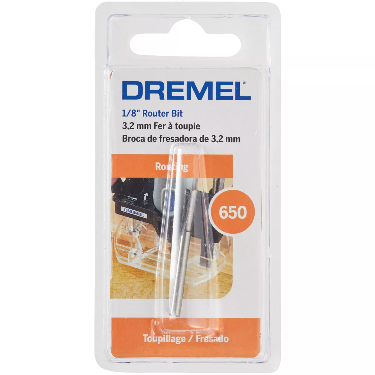 Dremel 1/8 In. Straight Router Bit - photo 2