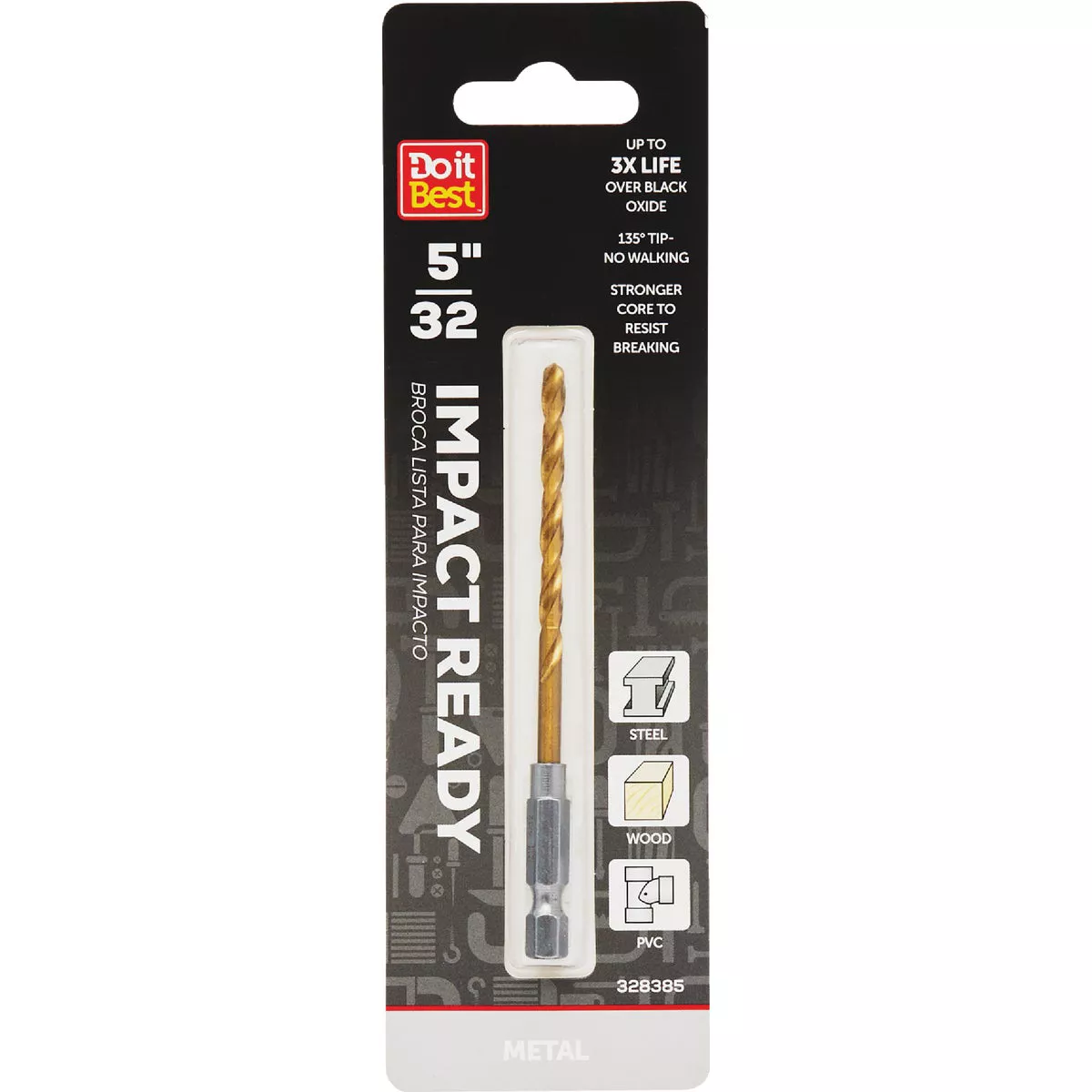 Do it Best 5/32 In. Impact Ready Titanium Hex Shank Drill Bit | True ...