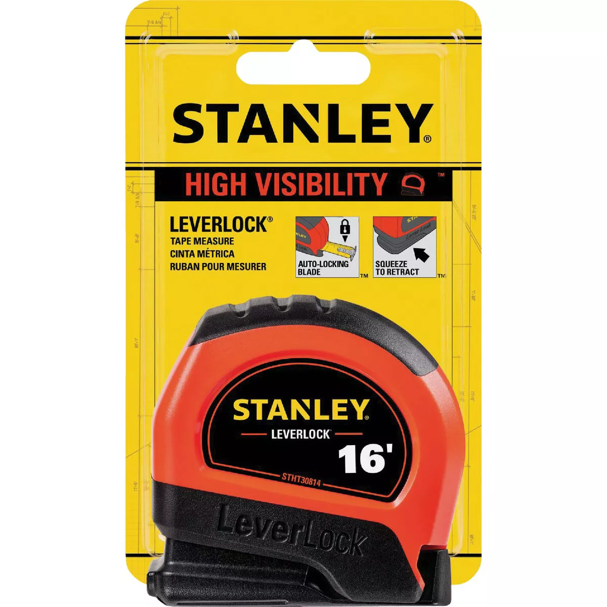 Stanley LeverLock 16 Ft. High-Visibility Tape Measure - photo 2