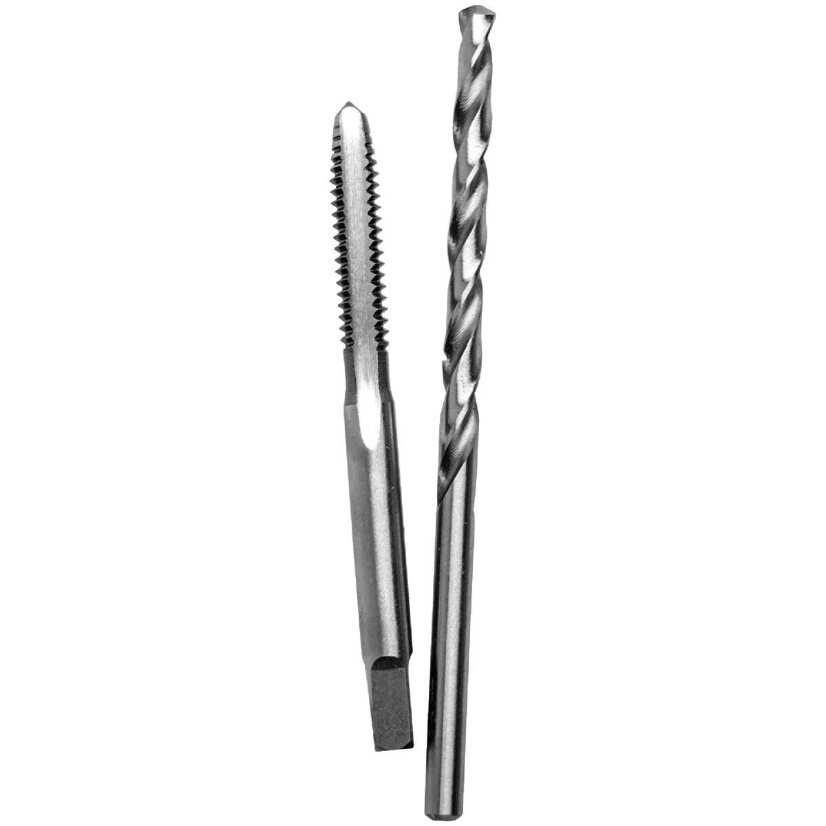 Century Drill & Tool 6-32 National Coarse Carbon Steel Tap-Plug and #36 Wire Gauge Drill Bit