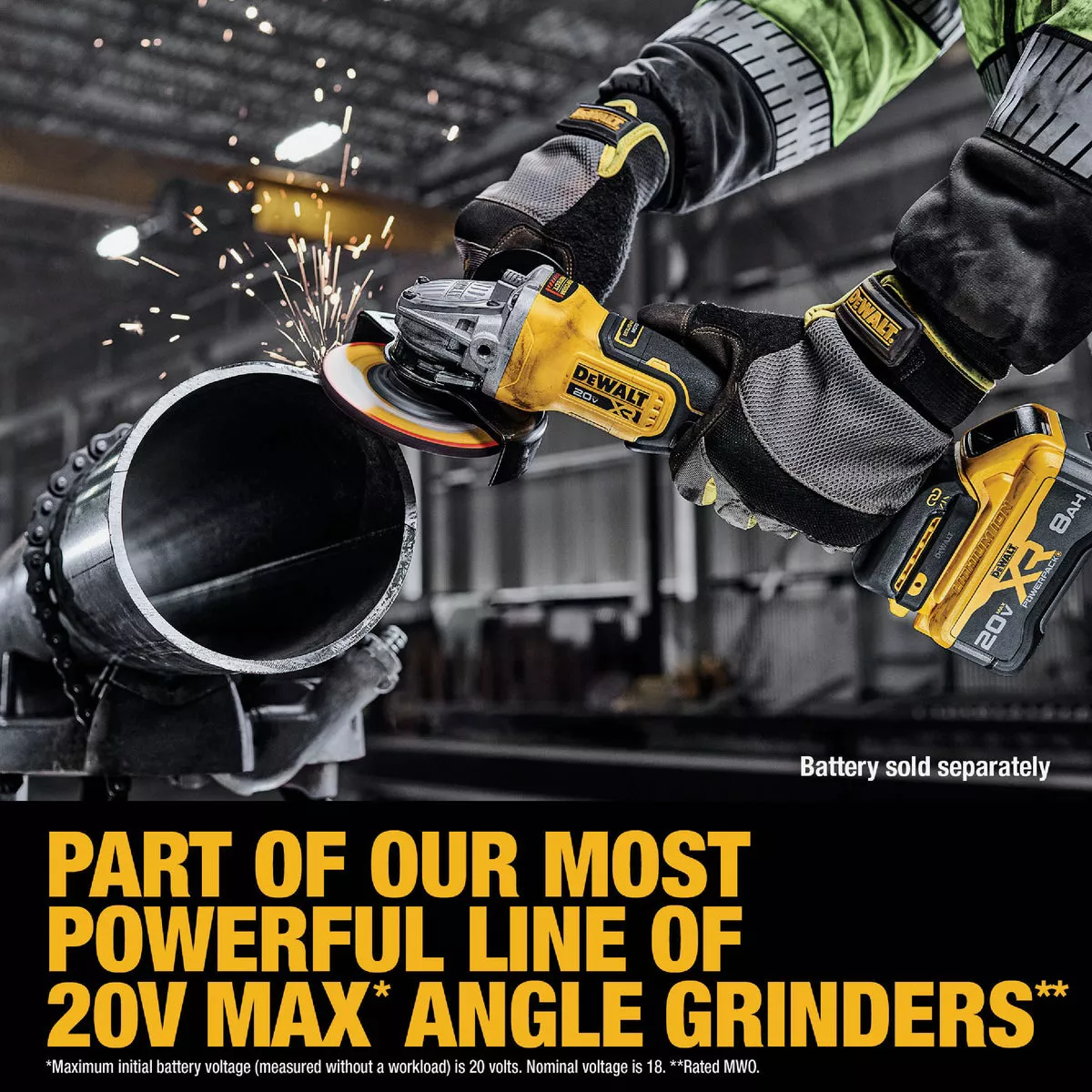 DEWALT 20V MAX XR Brushless 4-1/2 In. / 5 In. Cordless Angle Grinder (Tool Only) - photo 3