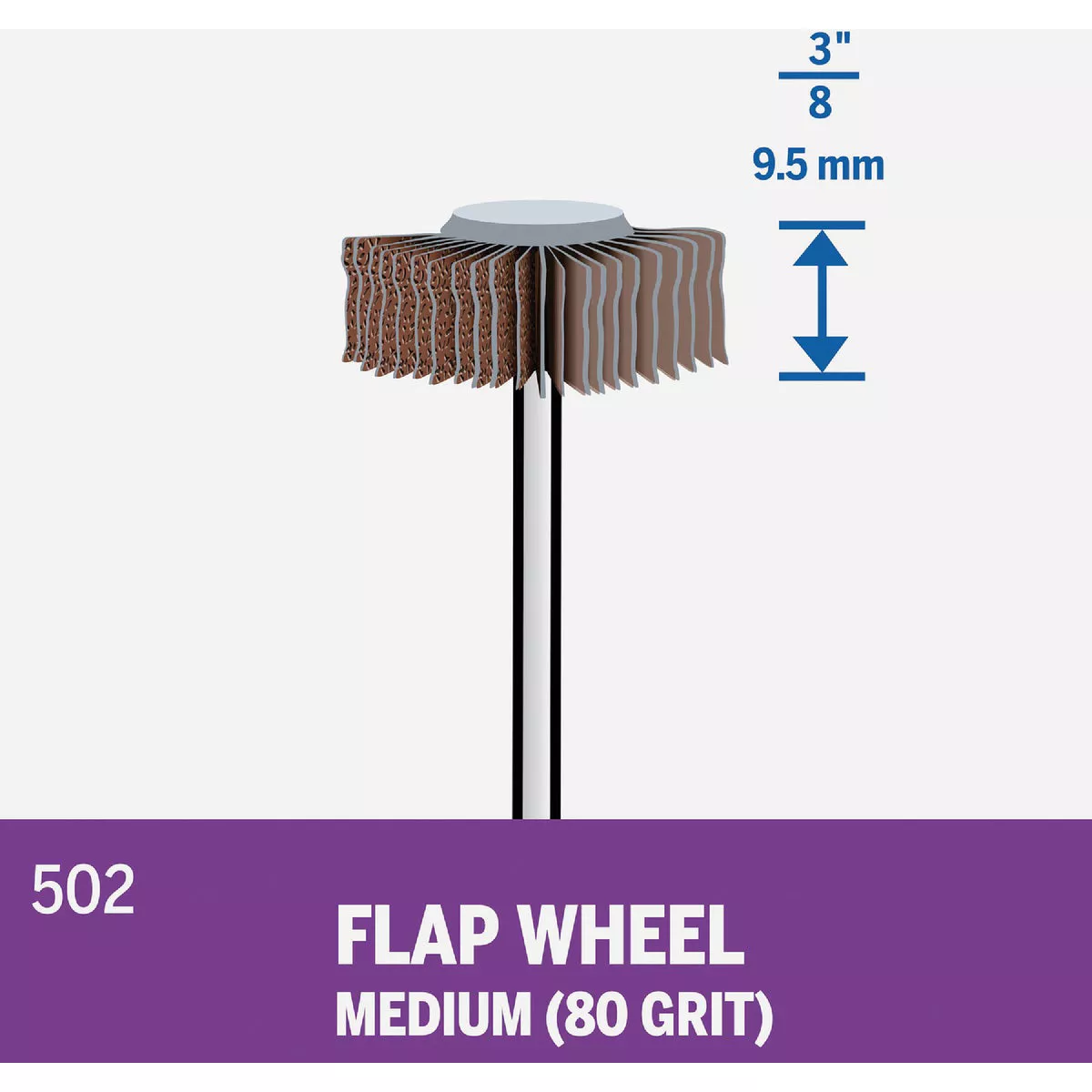 Dremel 3/8 In. 80 Grit Flap Wheel - photo 6