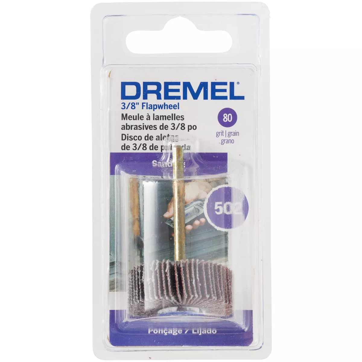 Dremel 3/8 In. 80 Grit Flap Wheel - photo 2