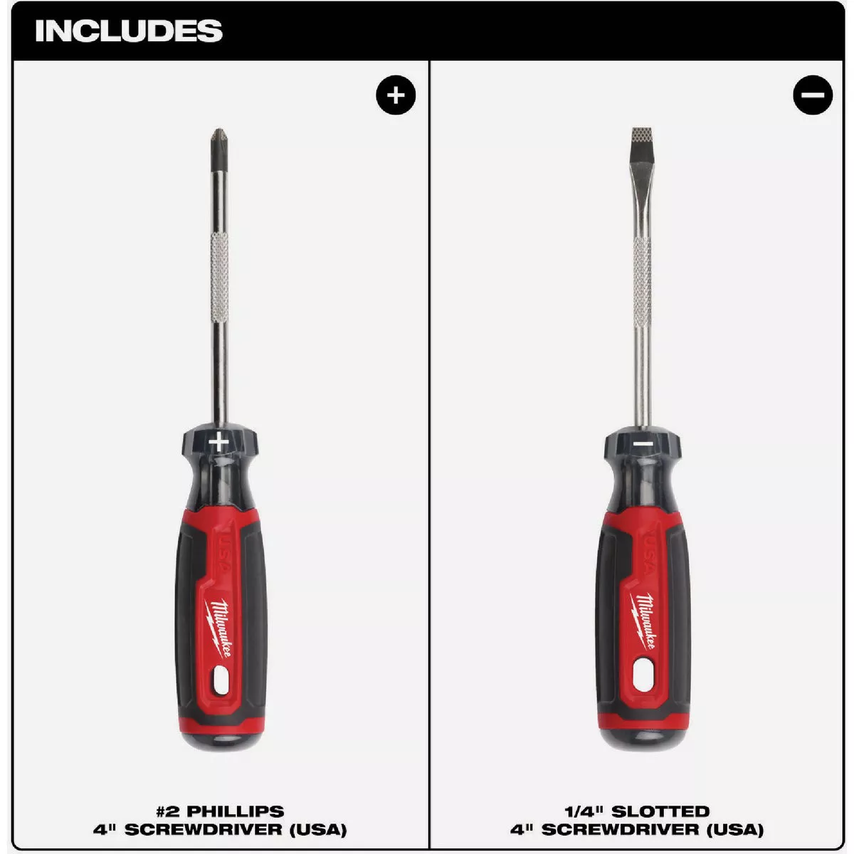 Milwaukee Cushion Grip Screwdriver Set (2-Piece) - photo 2