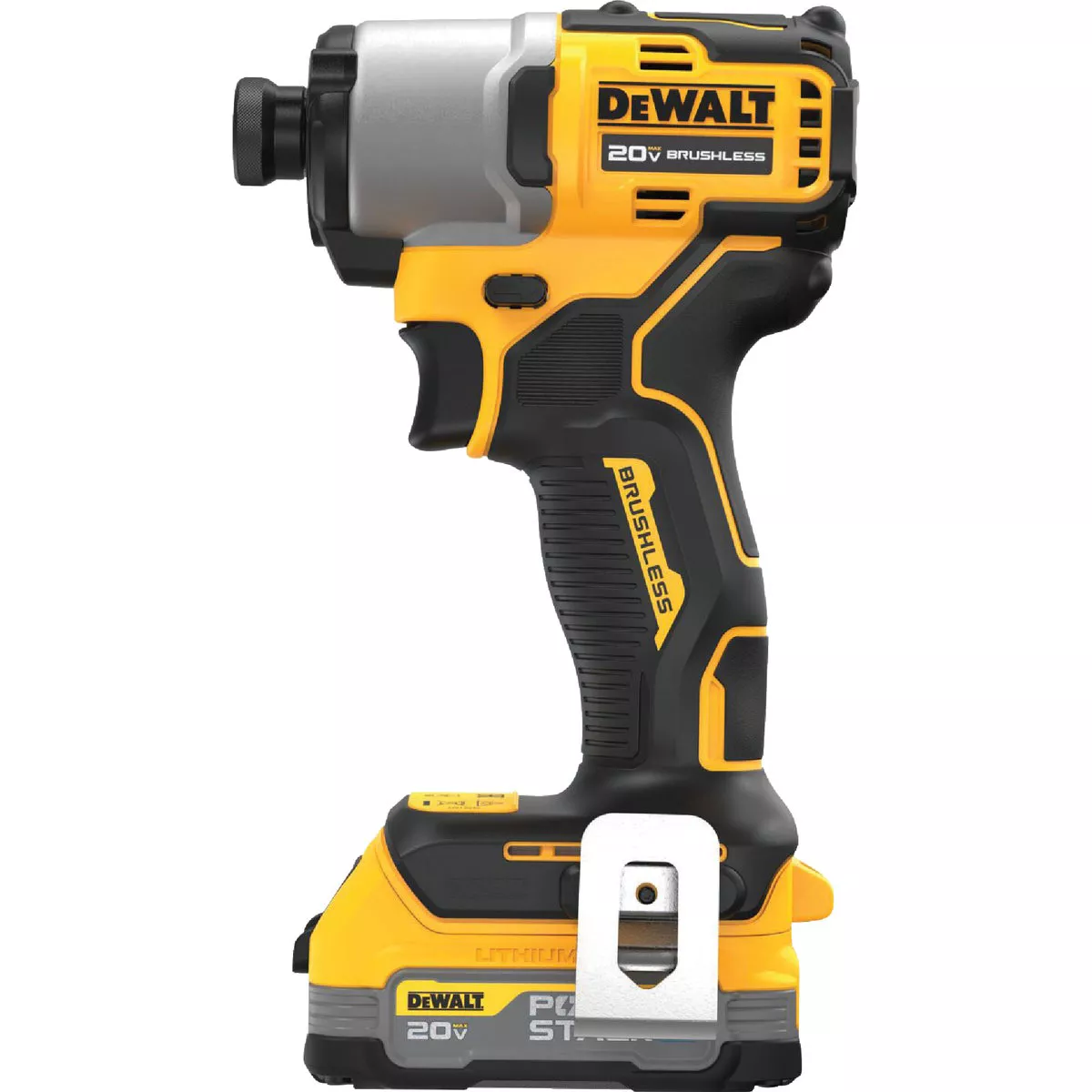 DEWALT 20V MAX Brushless 1/4 In. Hex Compact Cordless Impact Driver Kit with 1.7 Ah POWERSTACK Battery & Charger - photo 5