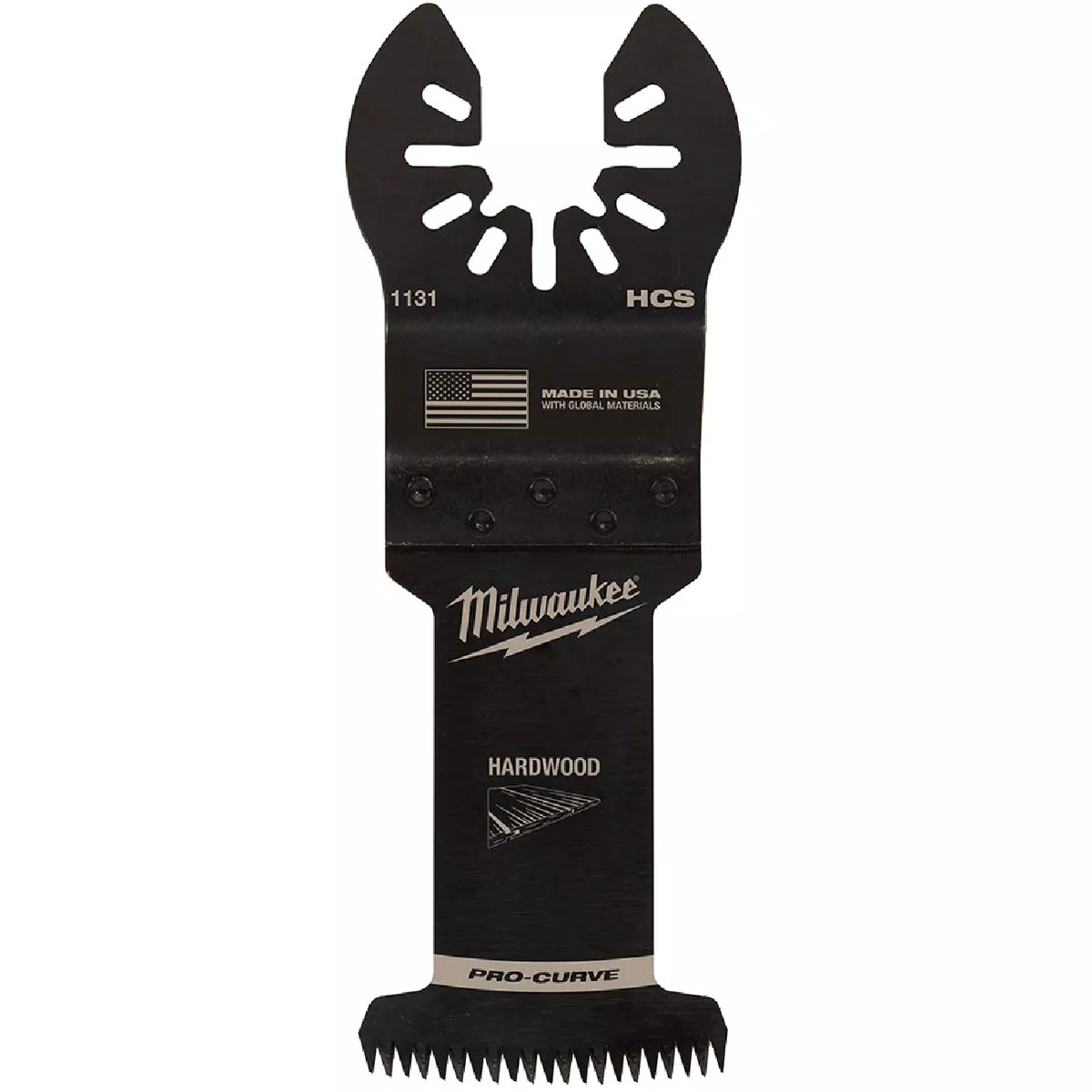 Milwaukee OPEN-LOK 1-3/8 In. HCS Japanese Tooth PRO-CURVE Hardwood Oscillating Blade (3-Pack)