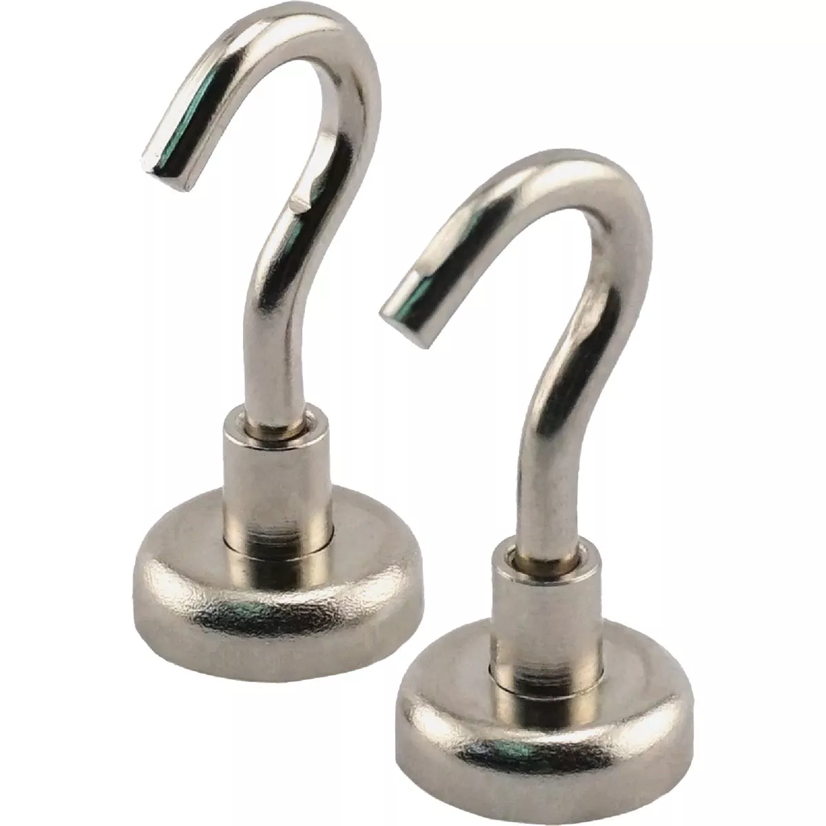 MagnetSource Grade 42 Neodymium 18 Lb. Capacity Magnet Hook (2-Pack)