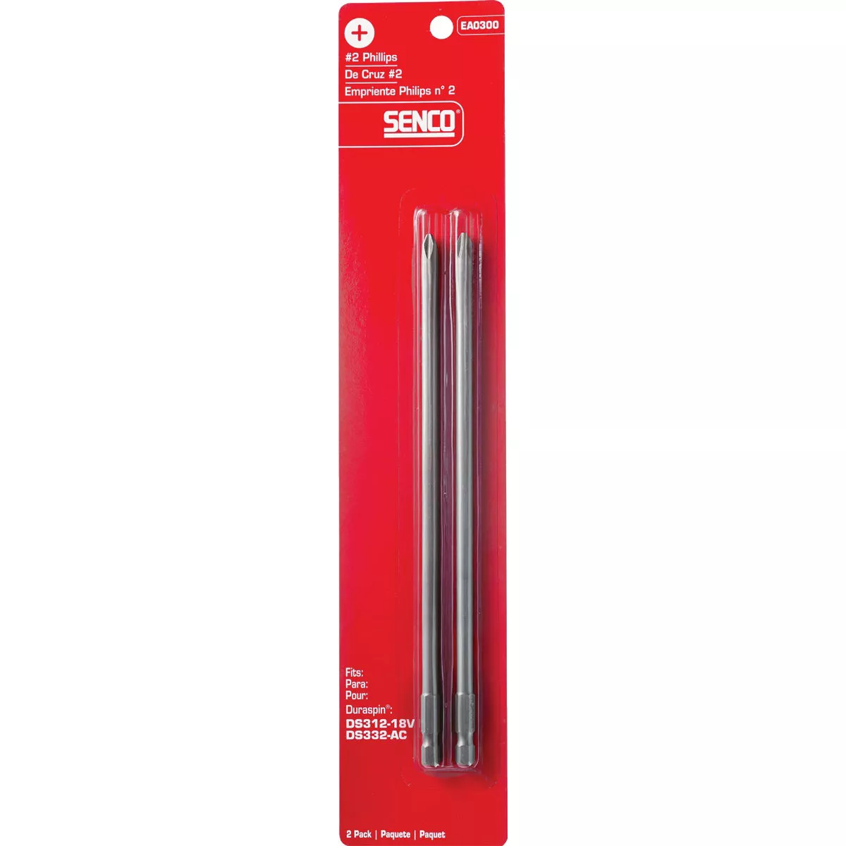 Senco DuraSpin #2 Phillips, DS312-18V, DS332-AC Replacement Insert Screwdriver Bit (2-Pack) - photo 2
