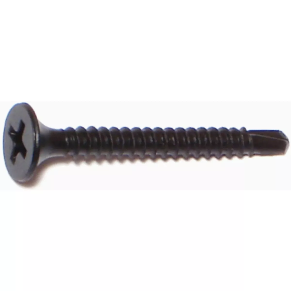 Midwest Fastener #6-20 x 1-1/4 In. Black Phosphate Steel Phillips Head Self-Drilling Screws (45 Ct.)