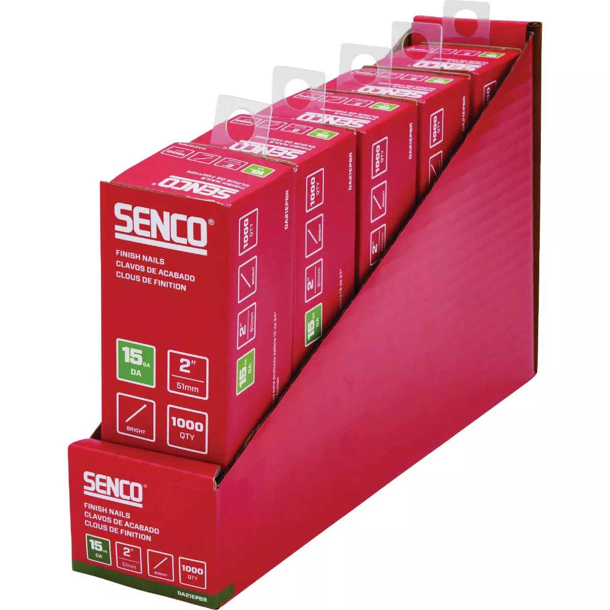Senco 2 In. 15-Gauge Bright 34 Degree Angled Finish Nail (1000 Ct.) - photo 2