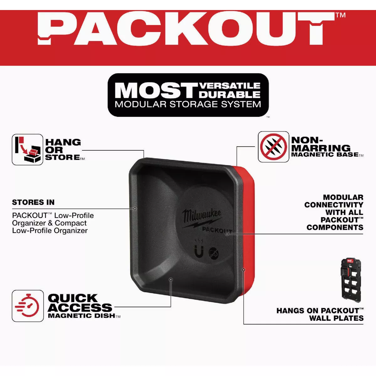 Milwaukee PACKOUT Magnetic Bin - photo 5