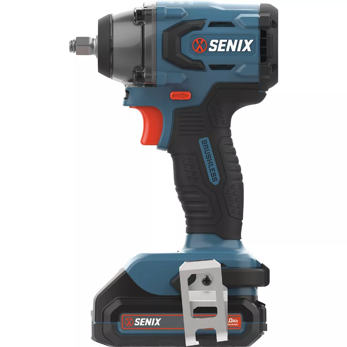 Senix X2 20 Volt Max Brushless 3/8 In. Cordless Impact Wrench Kit with 2.0 Ah Battery & Charger - photo 2