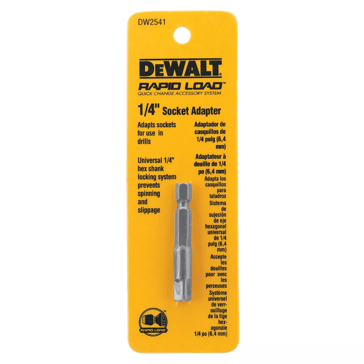 DEWALT 1/4 In. Square 2 In. L. Socket Adapter - photo 2