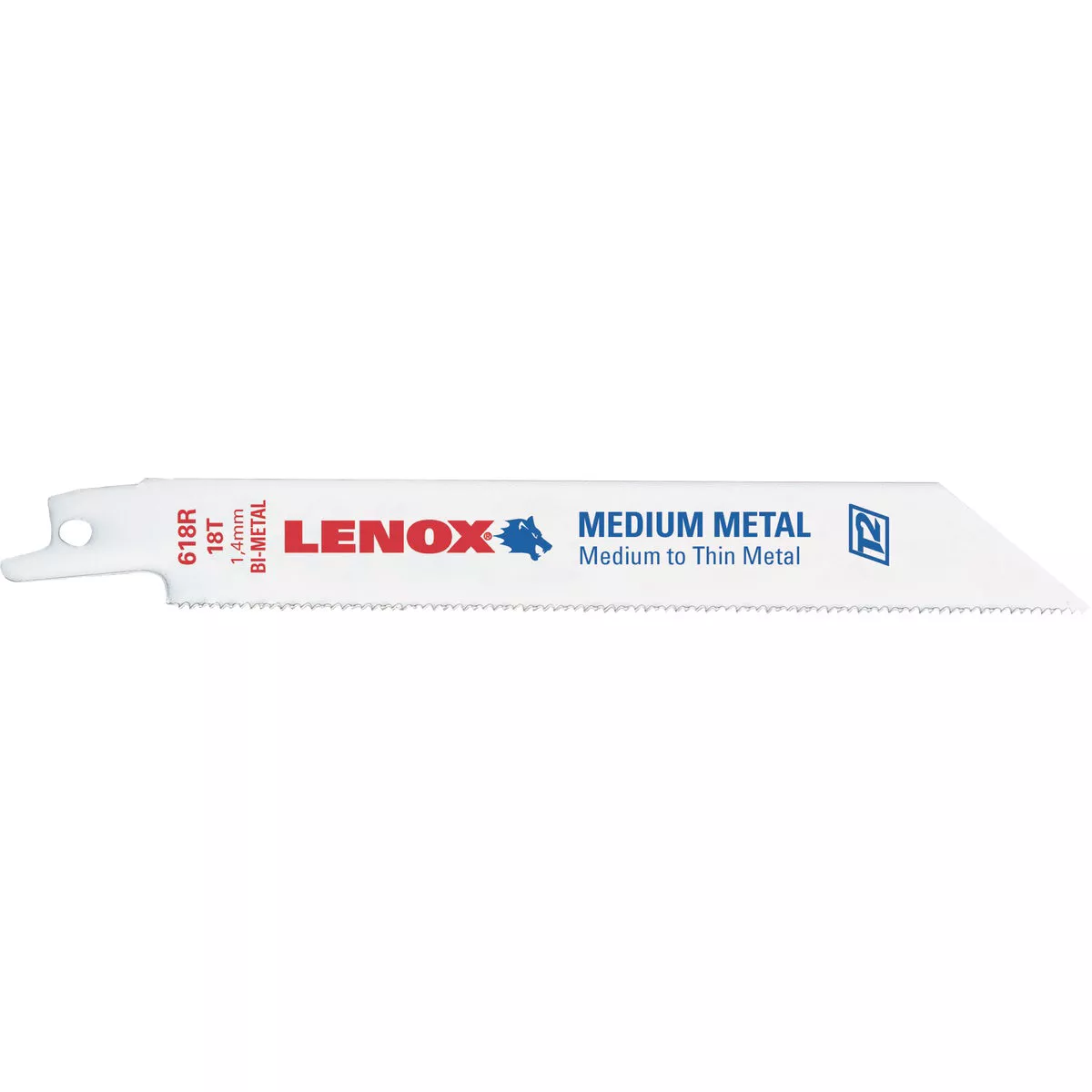 Lenox METALWOLF WAVE EDGE 6 In. 18 TPI Medium Metal Reciprocating Saw Blade (5-Pack)