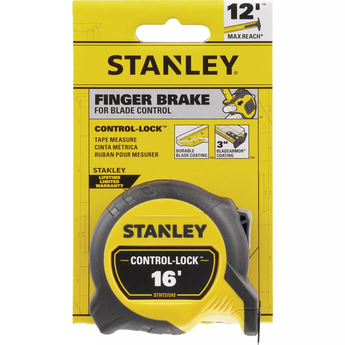 Stanley 16 Ft. Control-Lock Tape Measure - photo 2