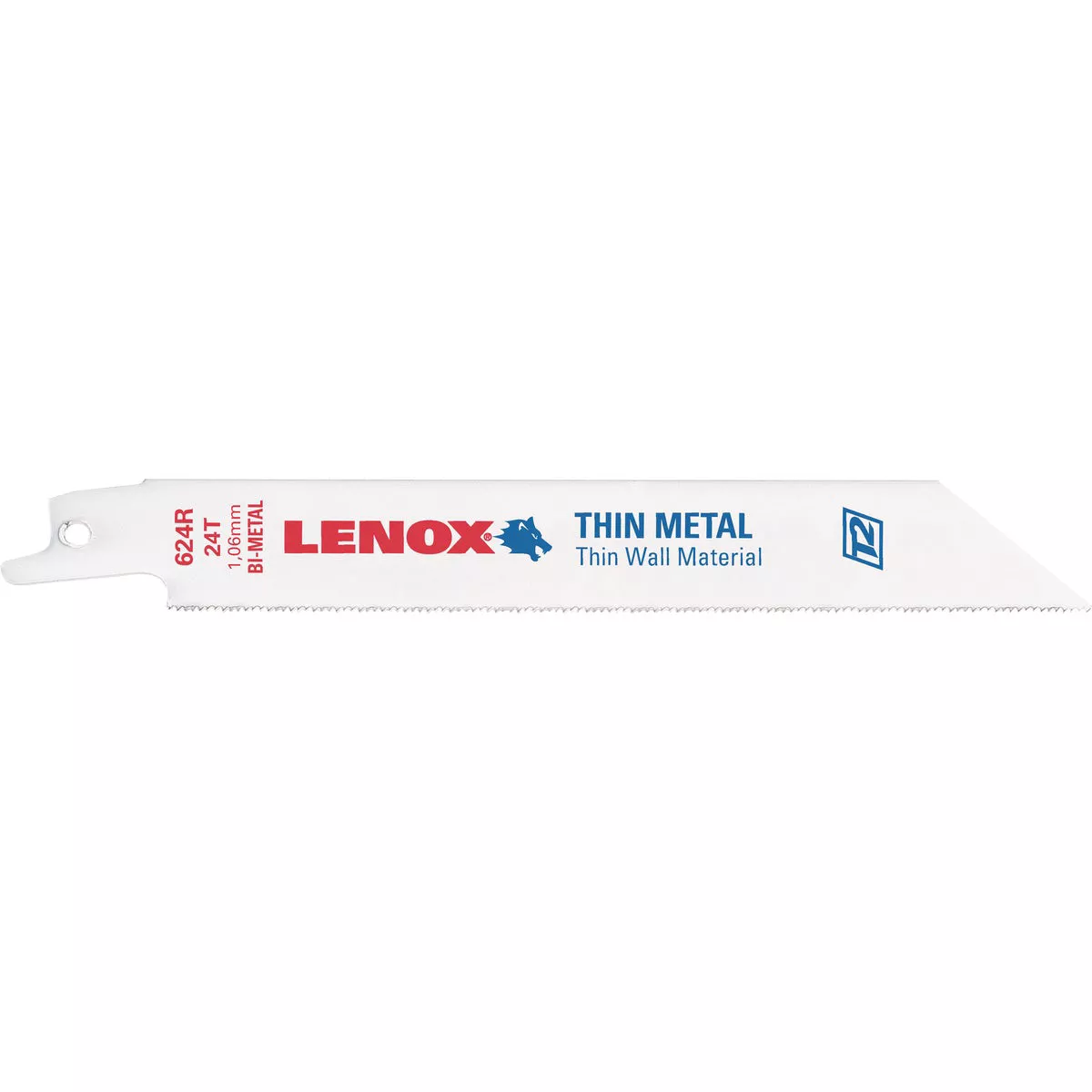 Lenox MULTIWOLF WAVE EDGE 6 In. 24 TPI Thin Metal Reciprocating Saw Blade (5-Pack)