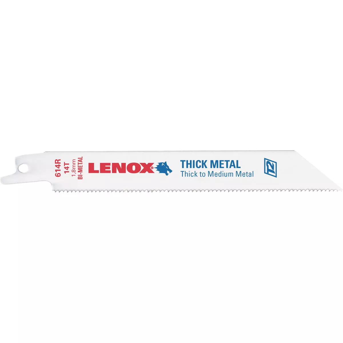 Lenox MULTIWOLF WAVE EDGE 6 In. 14 TPI Thick Metal Reciprocating Saw Blade