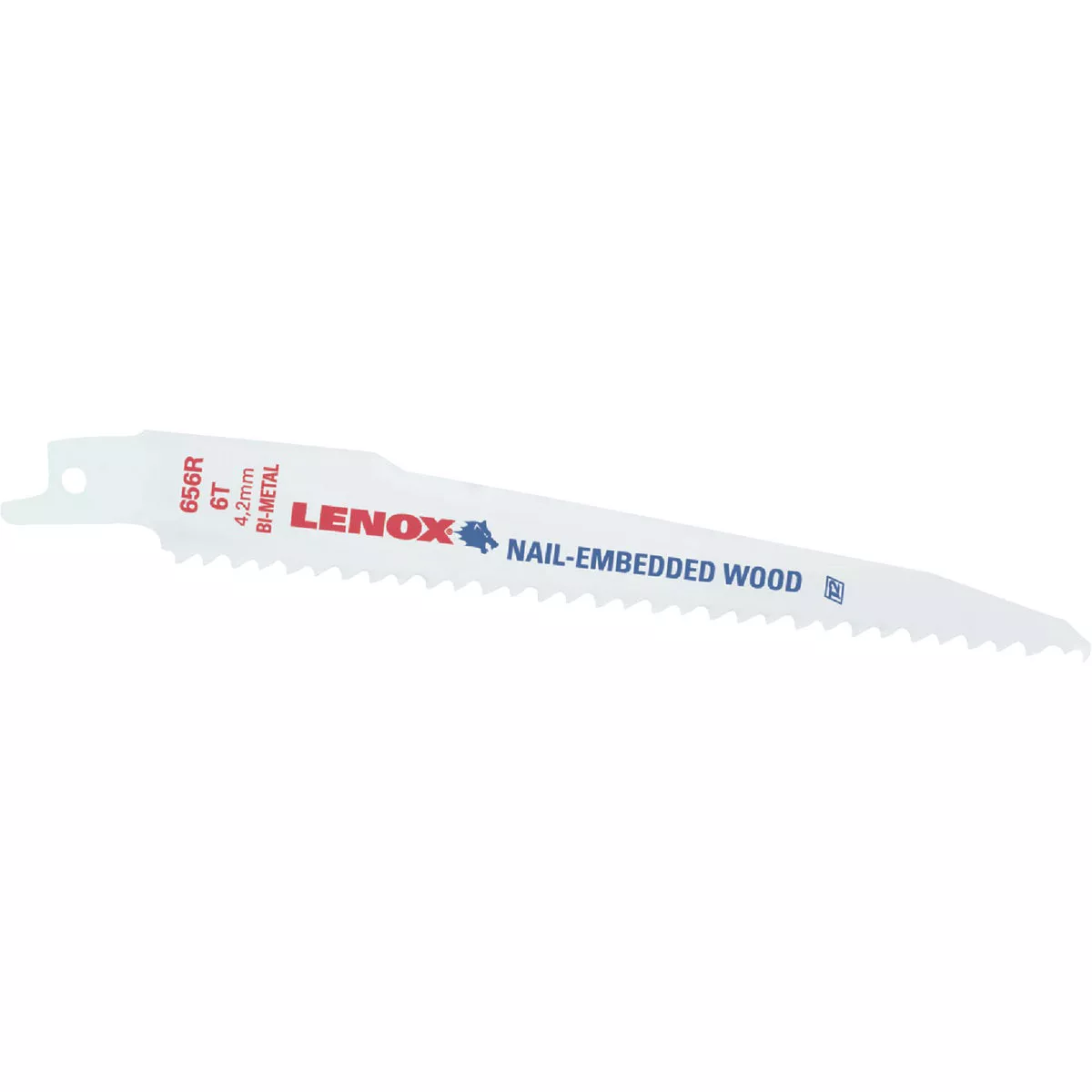 Lenox LUMBERWOLF 6 In. 6 TPI Nail-Embedded Wood Reciprocating Saw Blade