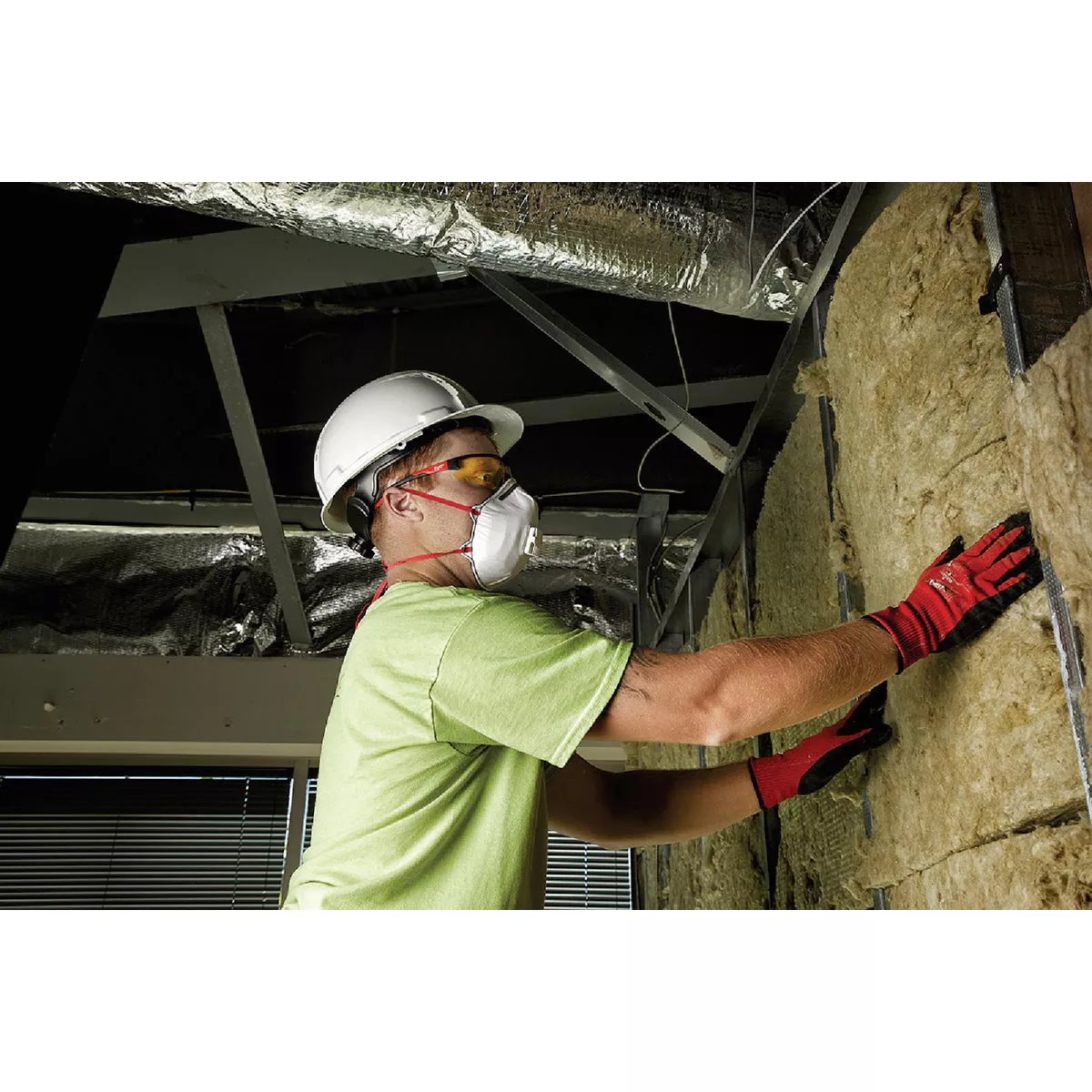 Milwaukee Red & Black Frame Safety Glasses with Yellow Fog-Free Lenses - photo 2