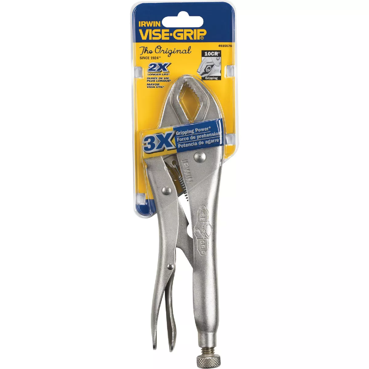 Irwin Vise-Grip The Original 10 In. Curved Jaw Locking Pliers (without Wire Cutter) - photo 2