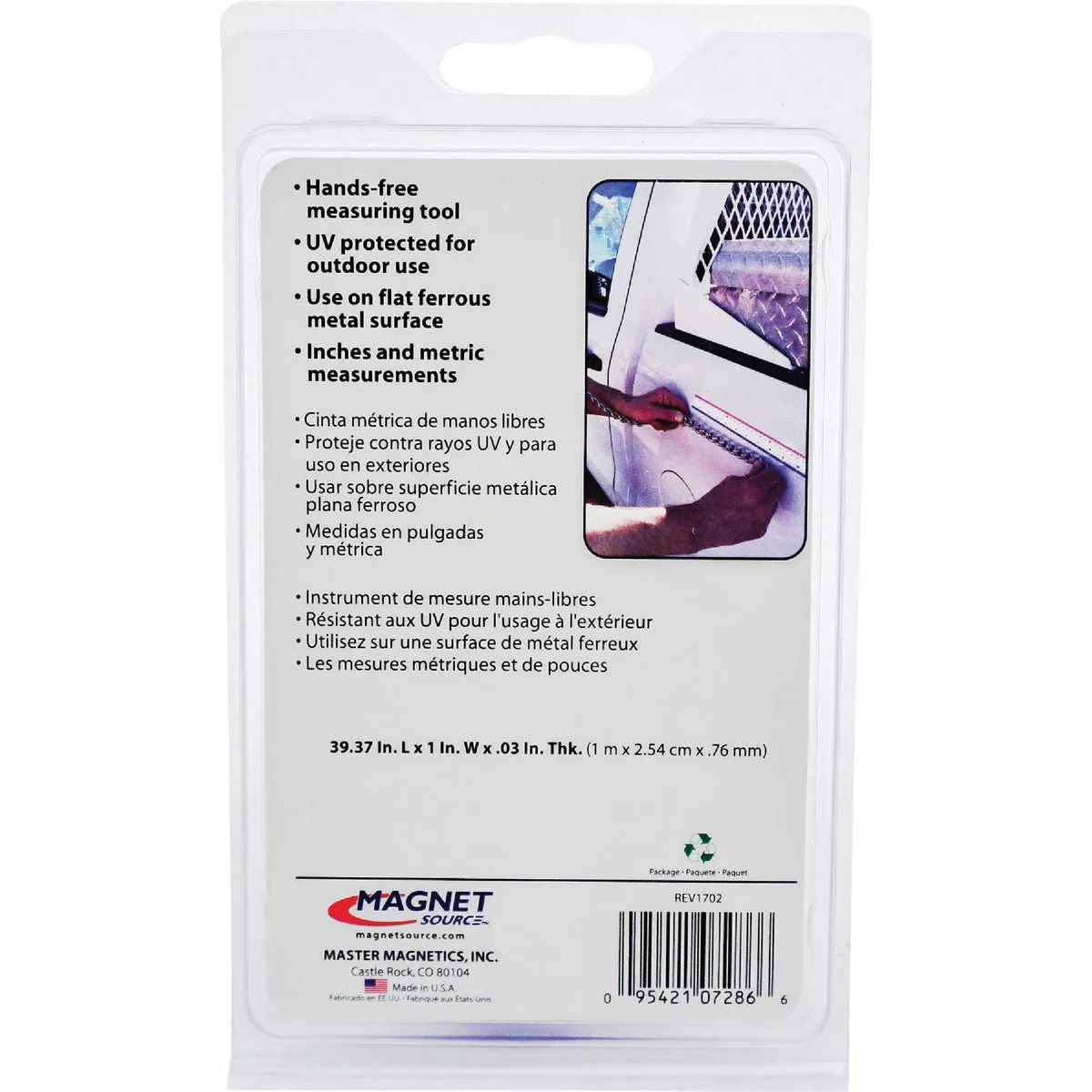 Master Magnetics 3 Ft. Flexible Measuring Tape - photo 3