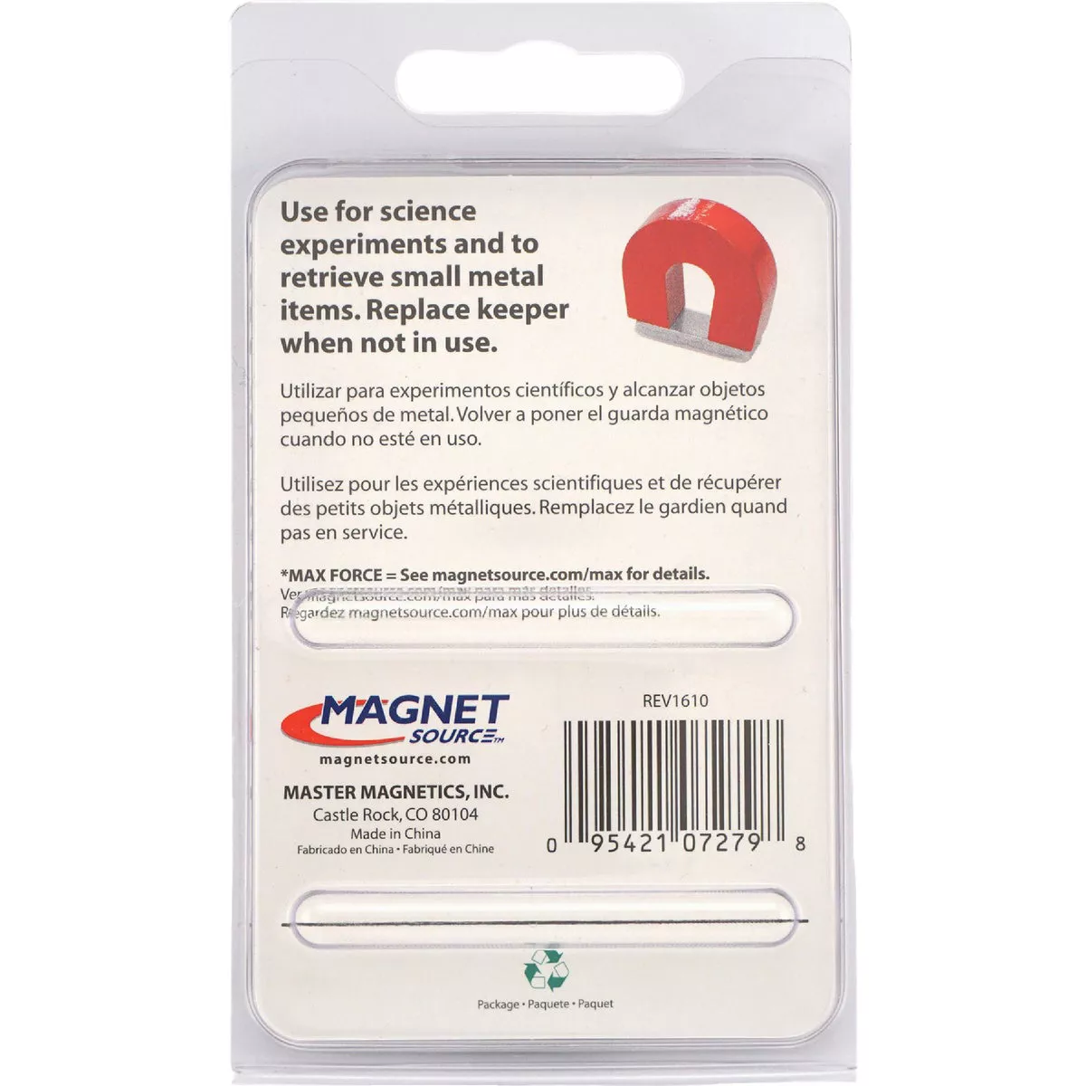 Master Magnetics 2 Lb. 1 in. Horseshoe Magnet - photo 5