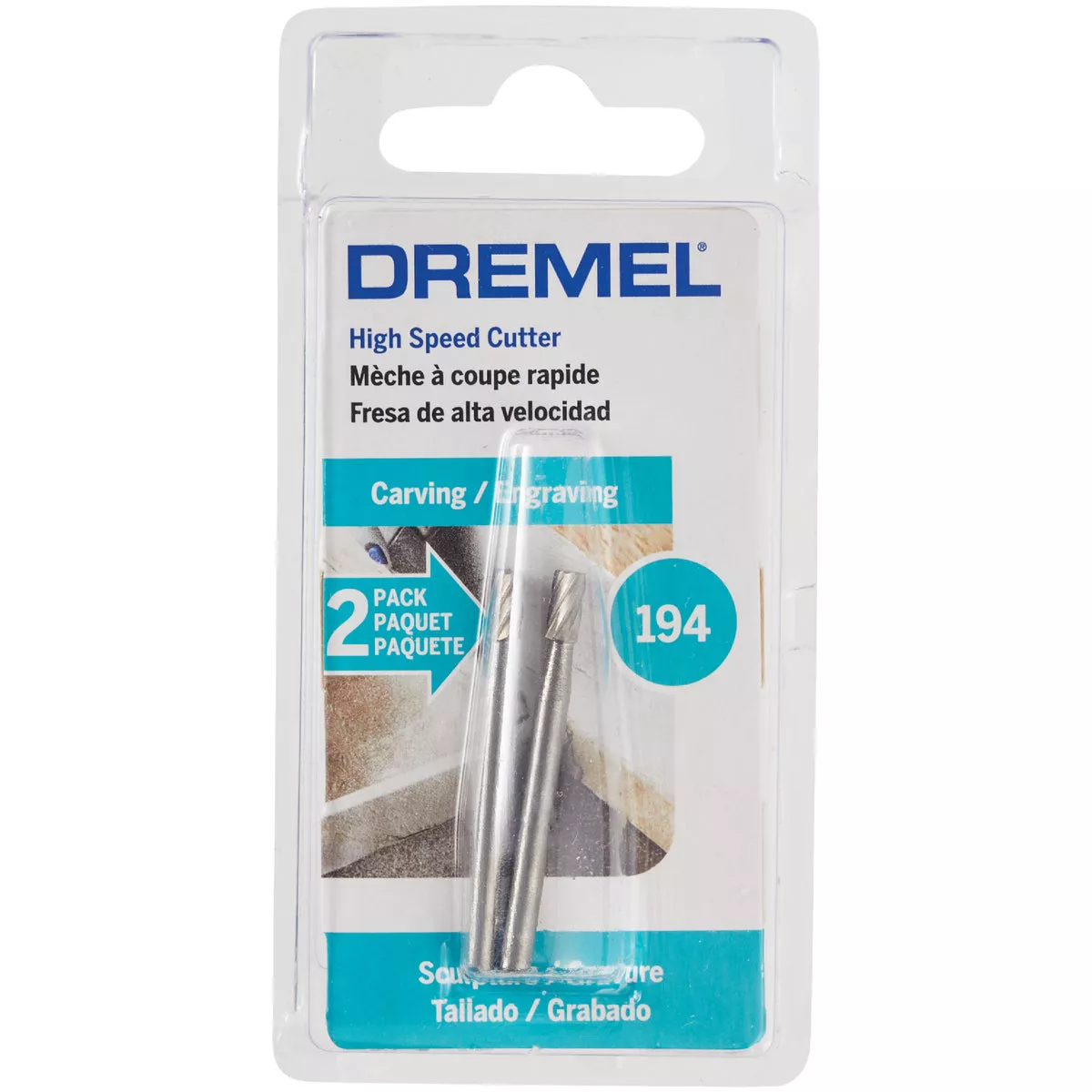 Dremel 1/8 In. High Speed Steel High-Speed Cutter, (2-Pack) - photo 2