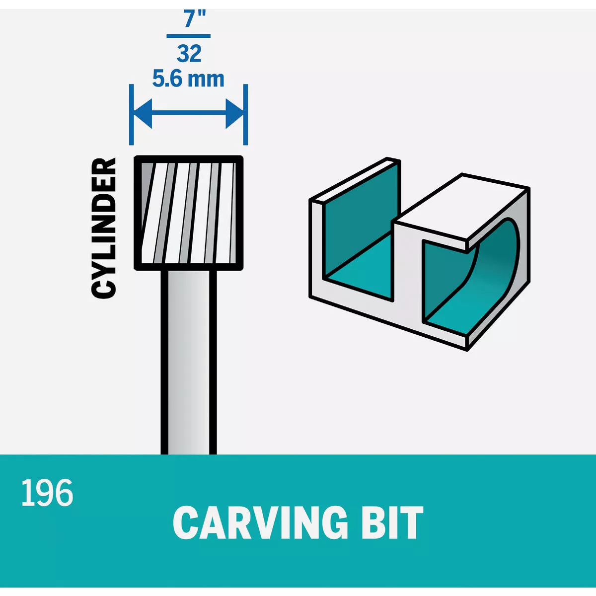 Dremel 7/32 In. High Speed Steel High-Speed Cutter - photo 4
