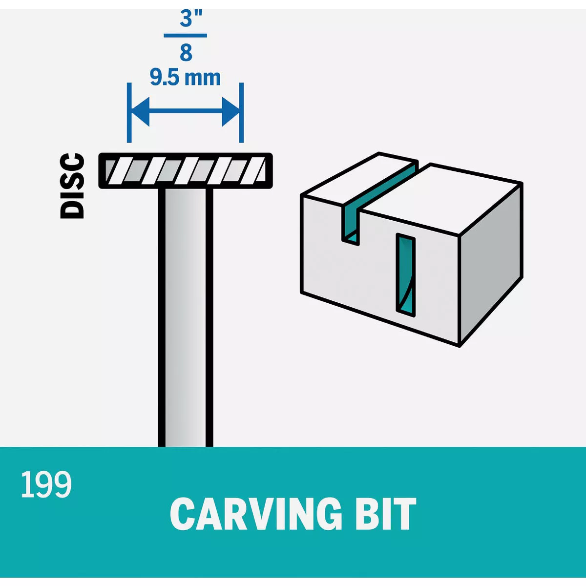 Dremel 3/8 In. High Speed Steel High-Speed Cutter - photo 4