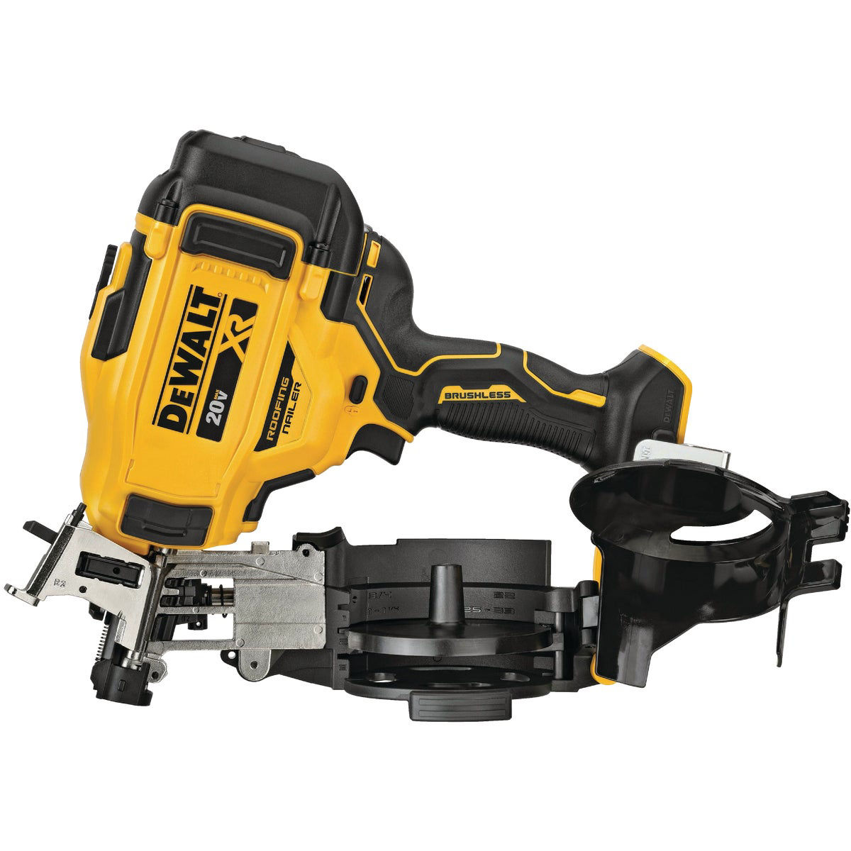 DEWALT 20V MAX 15 Degree Cordless Coil Roofing Nailer Tool Only