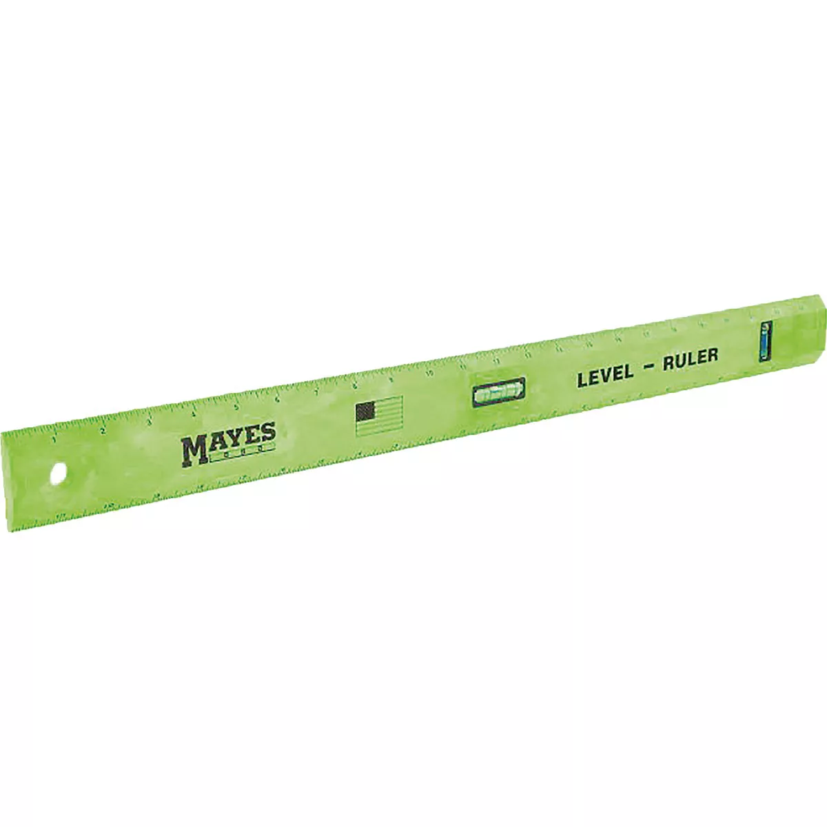 Mayes 24 In. Polystyrene Straight Edge Ruler with Level | True Value ...
