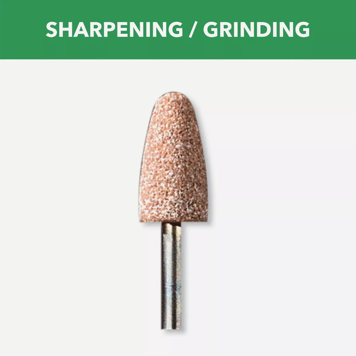 Dremel 3/8 In. Aluminum Oxide Grinding Stone - photo 3