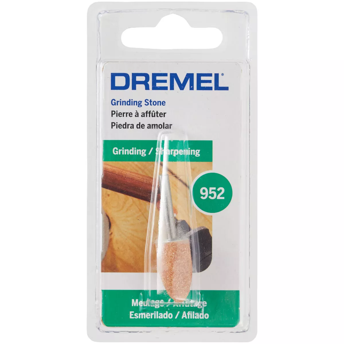Dremel 3/8 In. Aluminum Oxide Grinding Stone - photo 2