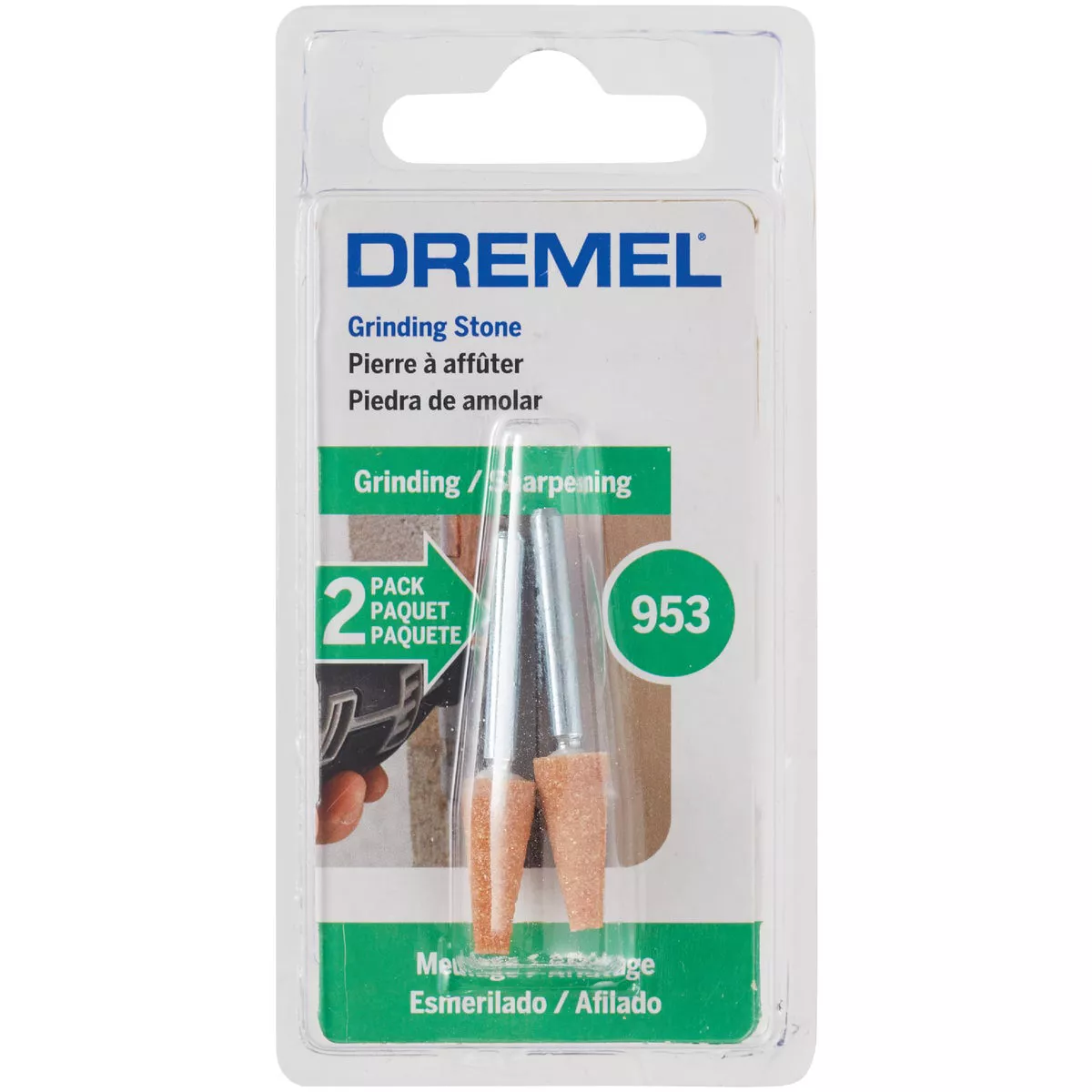 Dremel 1/4 In. Aluminum Oxide Grinding Stone - photo 2