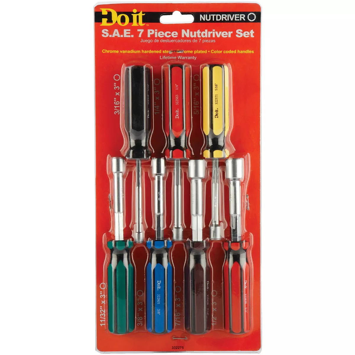 Do it Standard 3 In. Solid Shaft Nut Driver Set, 7-Piece - photo 2