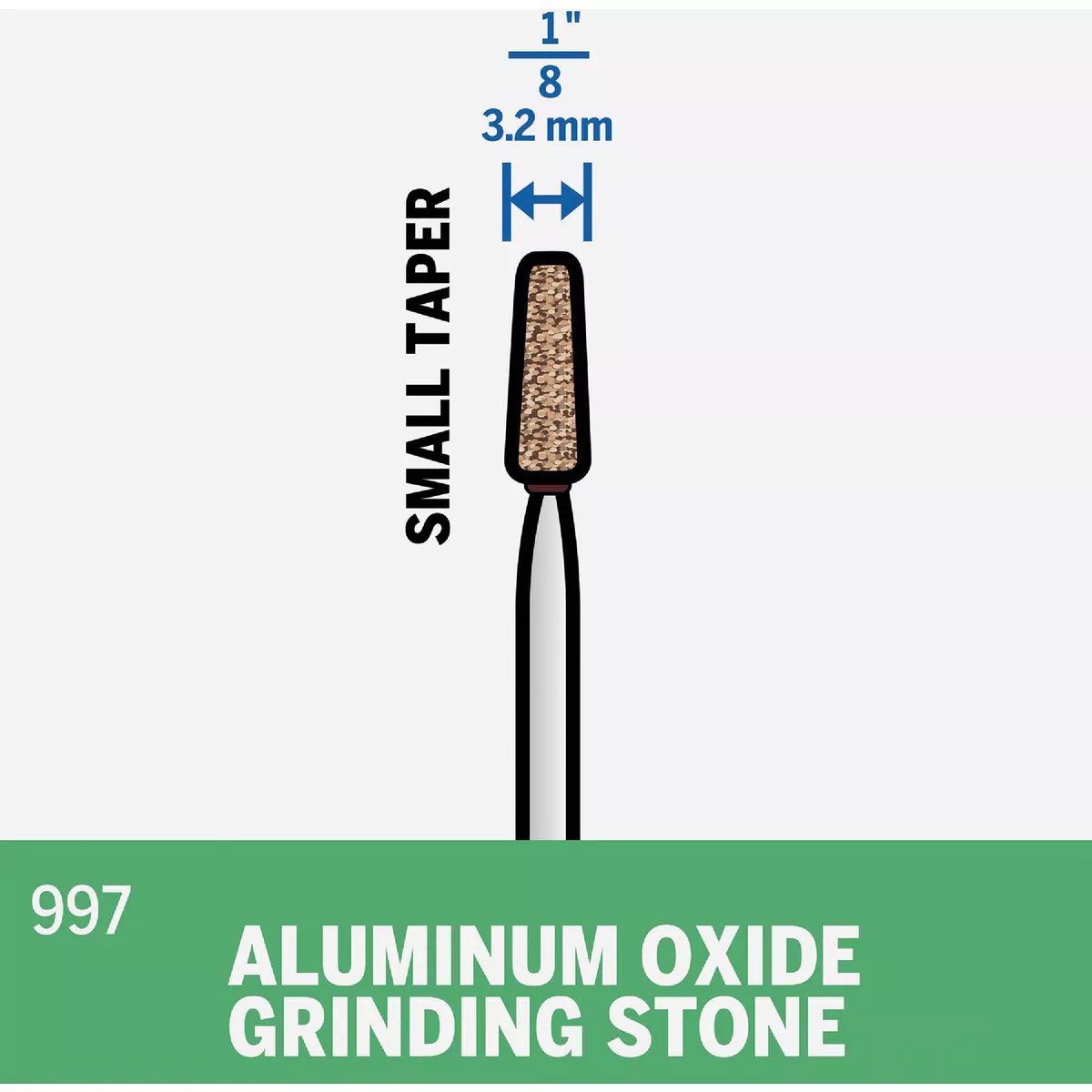 Dremel 1/8 In. Aluminum Oxide Grinding Stone - photo 3