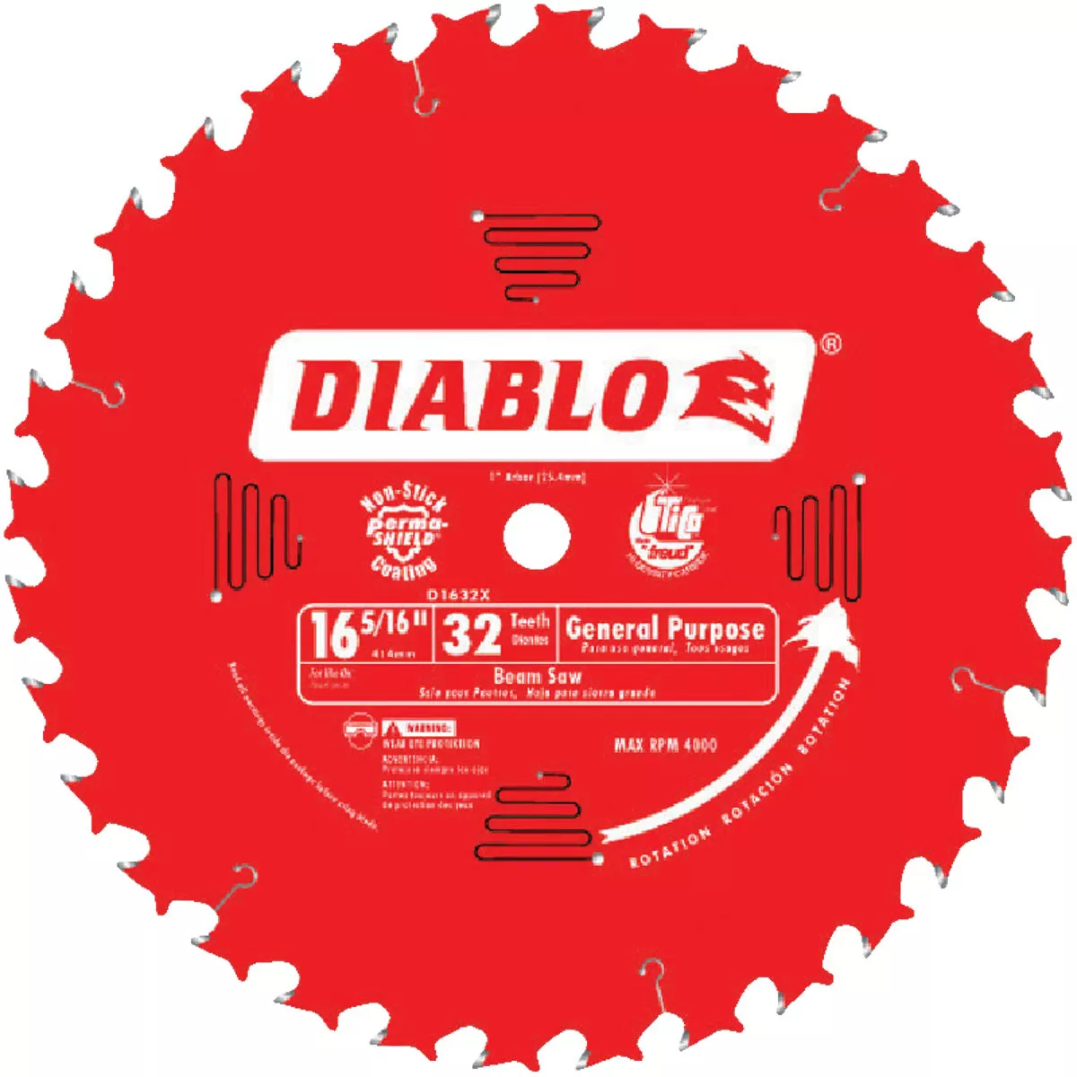 Diablo 16-5/16 In. 32-Tooth Fine Finish Circular Saw Blade