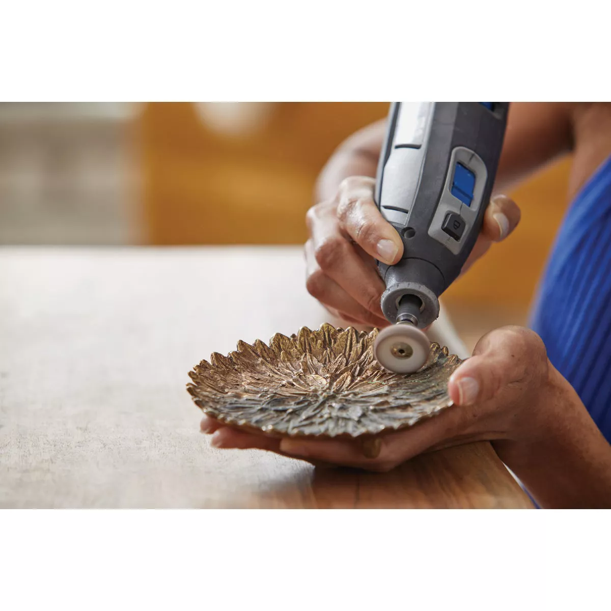 Dremel EZ Lock 1 In. Cloth Polishing Wheel - photo 4