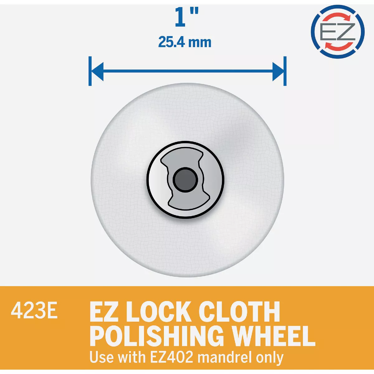 Dremel EZ Lock 1 In. Cloth Polishing Wheel - photo 5
