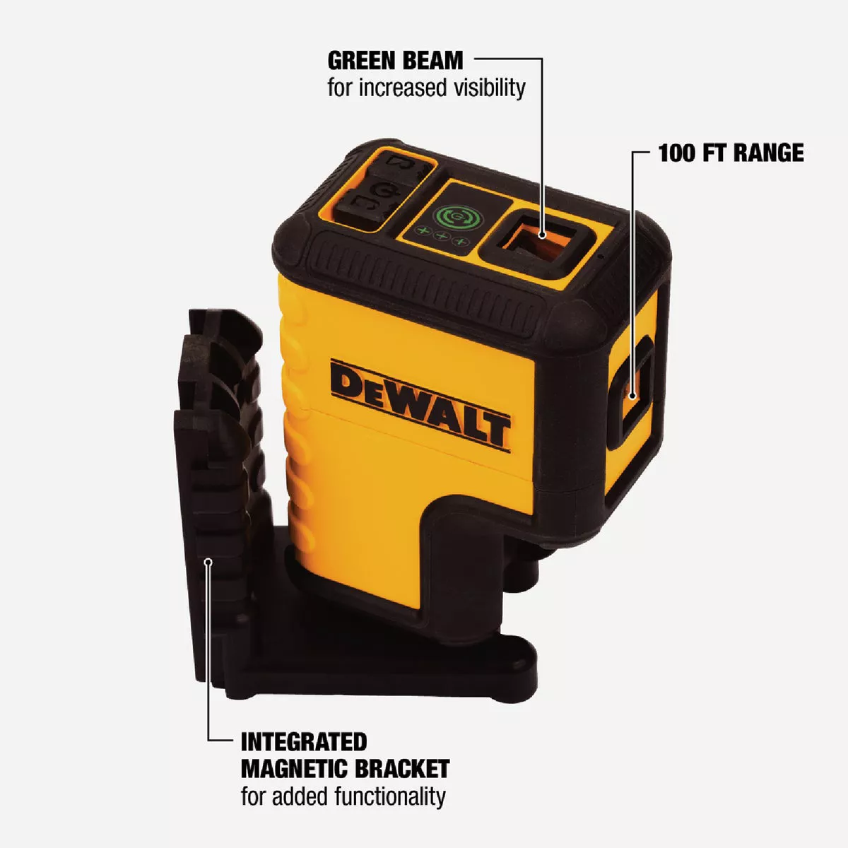 DEWALT 120 Ft. Green Self-Leveling 3-Spot Laser Level - photo 2