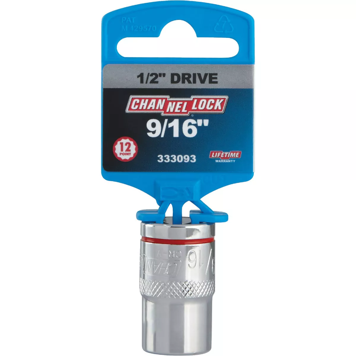 Channellock 1/2 In. Drive 9/16 In. 12-Point Shallow Standard Socket - photo 2