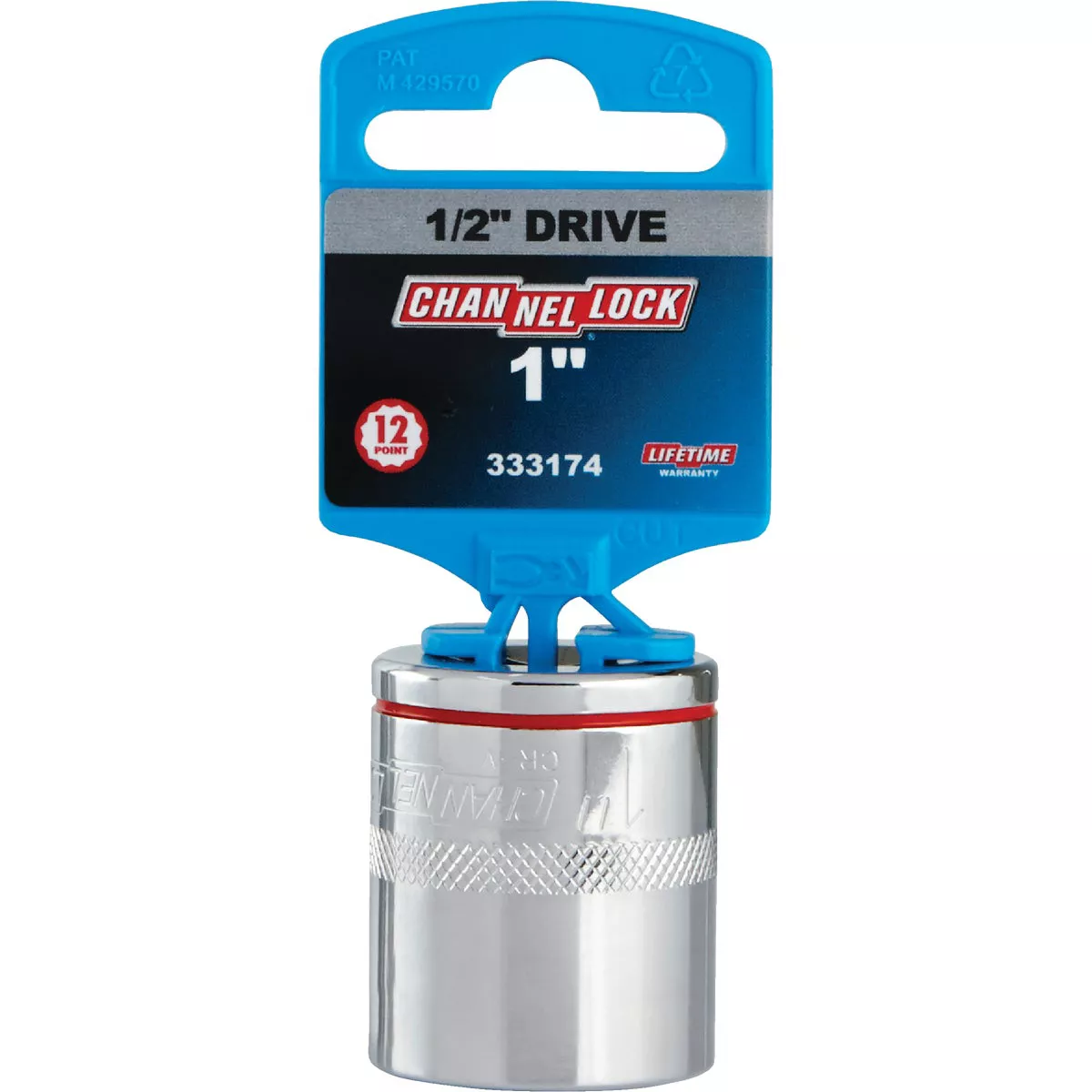 Channellock 1/2 In. Drive 1 In. 12-Point Shallow Standard Socket - photo 2