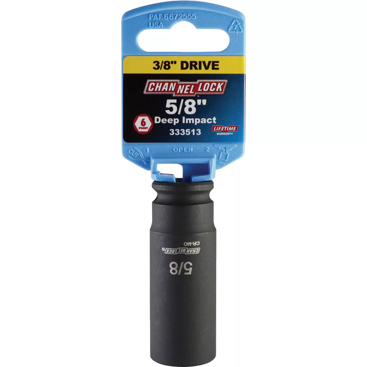 Channellock 3/8 In. Drive 5/8 In. 6-Point Deep Standard Impact Socket - photo 2