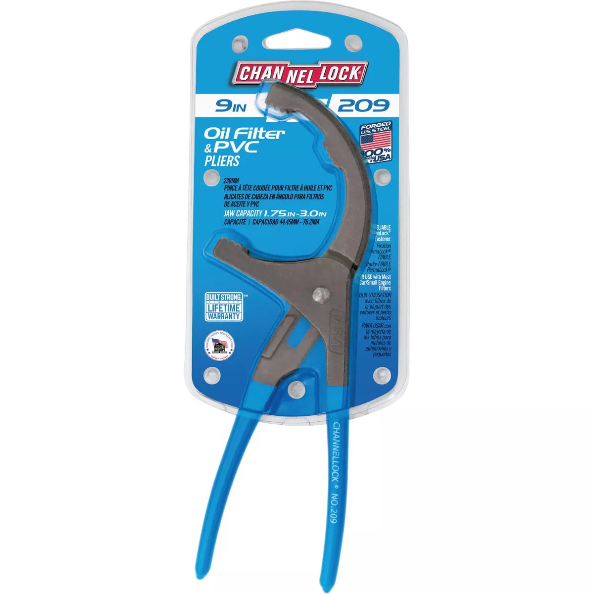 Channellock 9 In. Steel PVC/Oil Filter Pliers - photo 2